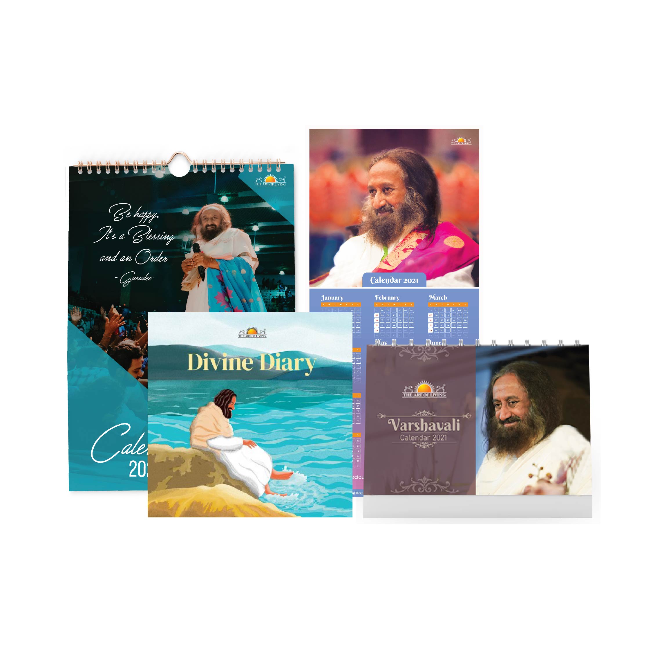 2021 Calendar and Diary Combo Pack Art of Living Shop image